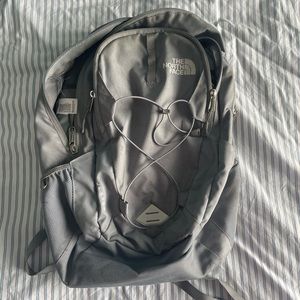 The North Face gray jester backpack